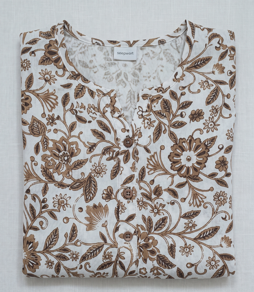 Desert Bloom Floral Cotton Indian Lounge Set