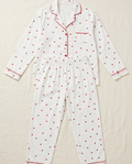 Sweetheart Printed Viscose Long Pyjama Set