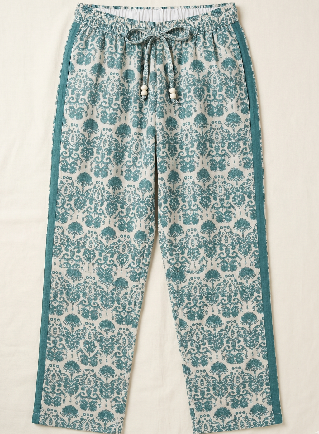 Emerald Calm Cotton Printed Indian Lounge Set