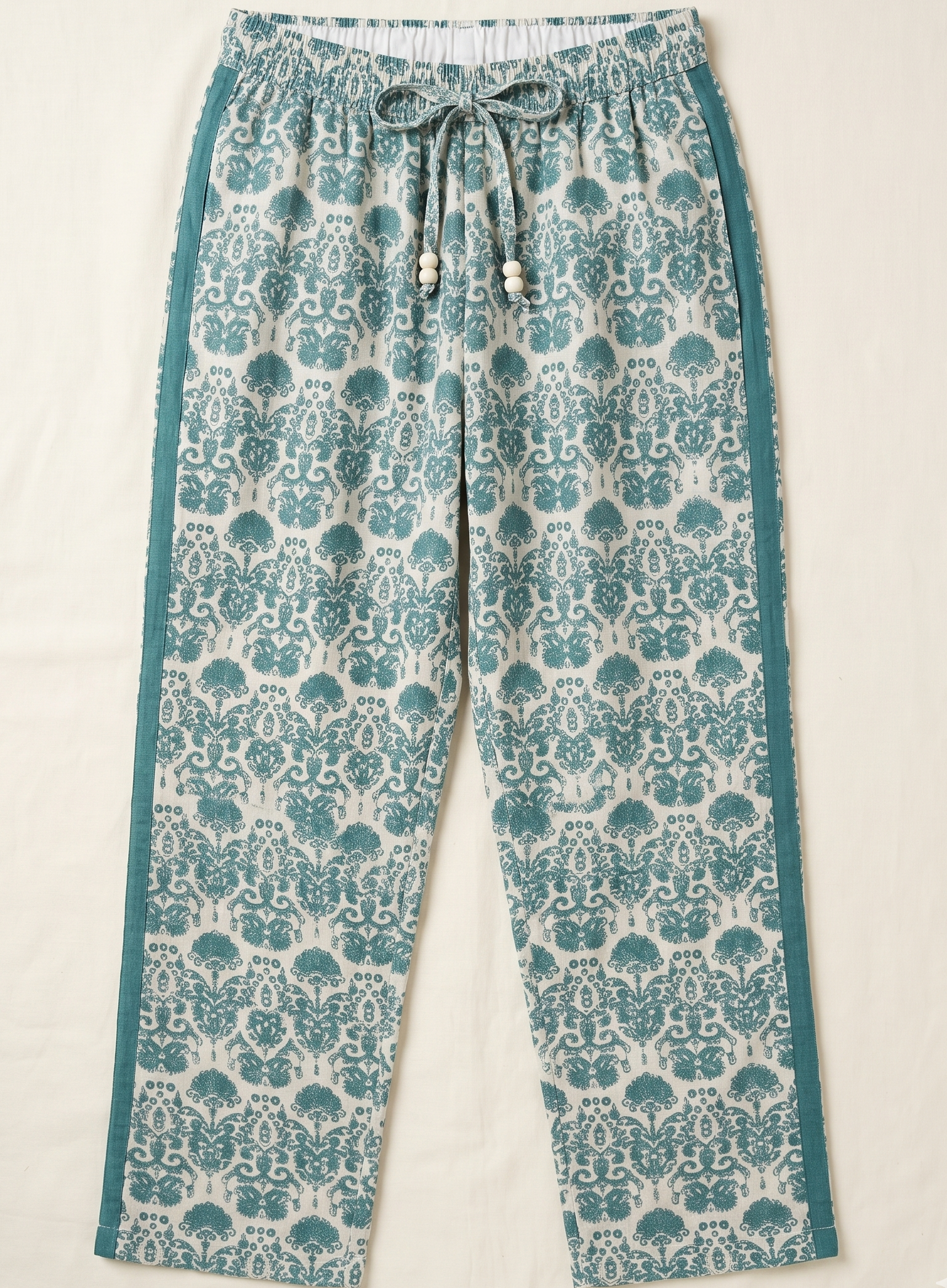 Emerald Calm Cotton Printed Indian Lounge Set