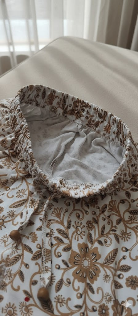 Desert Bloom Floral Cotton Indian Lounge Set